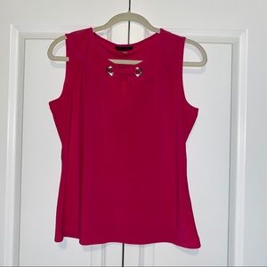 Tommy Hilfiger Pink eyelet blouse